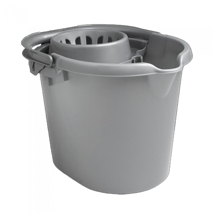 Front - Casa 16L Mop Bucket Silver