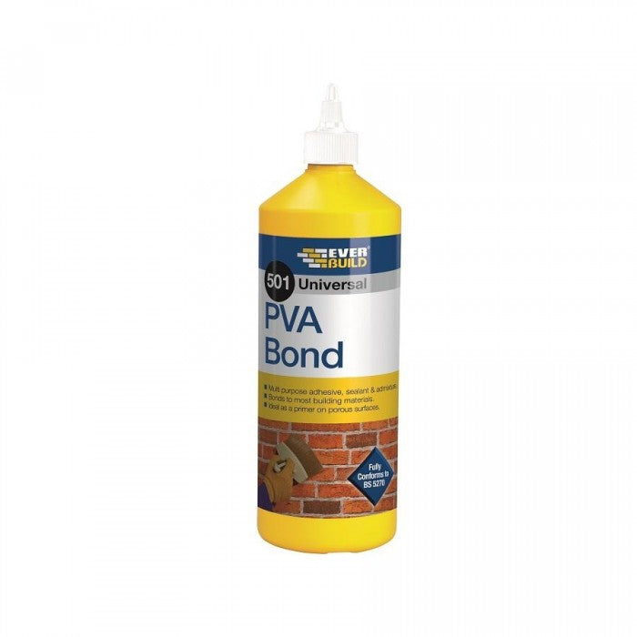 Front - Everbuild 501 PVA Bond 1L