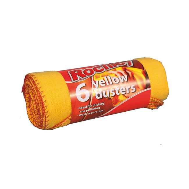 Front - Rochley Roll Yellow Dusters 6pk