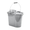 Front - Leecroft Budget Oblong Mop Bucket Silver 14L