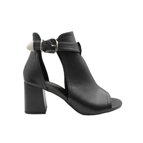 Front - Where´s That From Womens/Ladies Lisa Open Toe Wide Block Heel Sandals