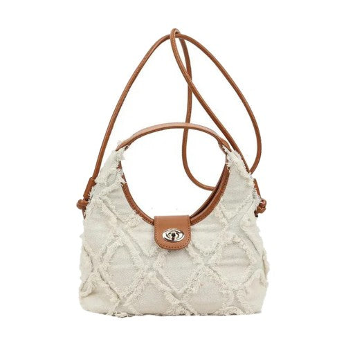 Front - Where´s That From Scuba Rectangular Top Handle Handbag