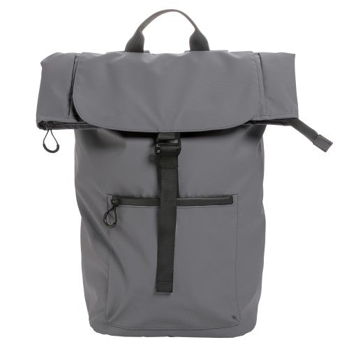 Front - XD Collection Impact Aware Flap Top RPET Water Resistant Laptop Backpack