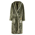 Front - Vinga Unisex Adult Louis Luxury Plush Dressing Gown