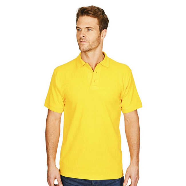 Sunflower - Back - Absolute Apparel Mens Precision Polo Shirt