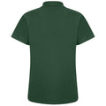 Bottle Green - Back - Absolute Apparel Womens-Ladies Elegant Fitted Polo