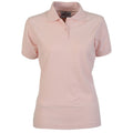 Light Pink - Front - Absolute Apparel Womens-Ladies Elegant Fitted Polo