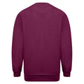Burgundy - Side - Absolute Apparel Mens Magnum Sweat