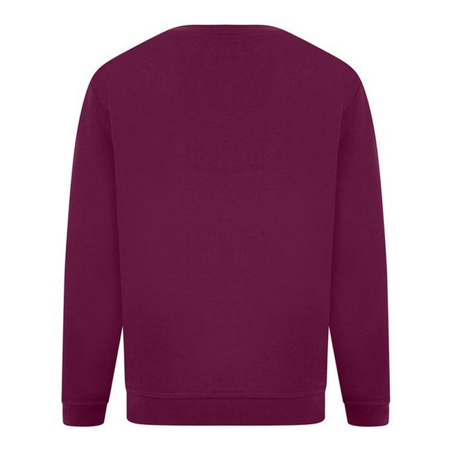 Burgundy - Side - Absolute Apparel Mens Sterling Sweat