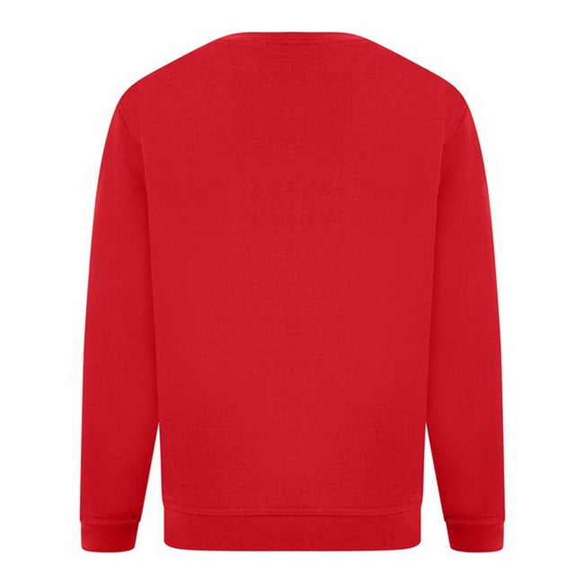 Red - Back - Absolute Apparel Mens Sterling Sweat