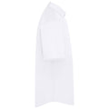 White - Lifestyle - Absolute Apparel Mens Short Sleeved Classic Poplin Shirt