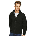 Black Opal - Back - Absolute Apparel Mens Alaska Full Zip Fleece