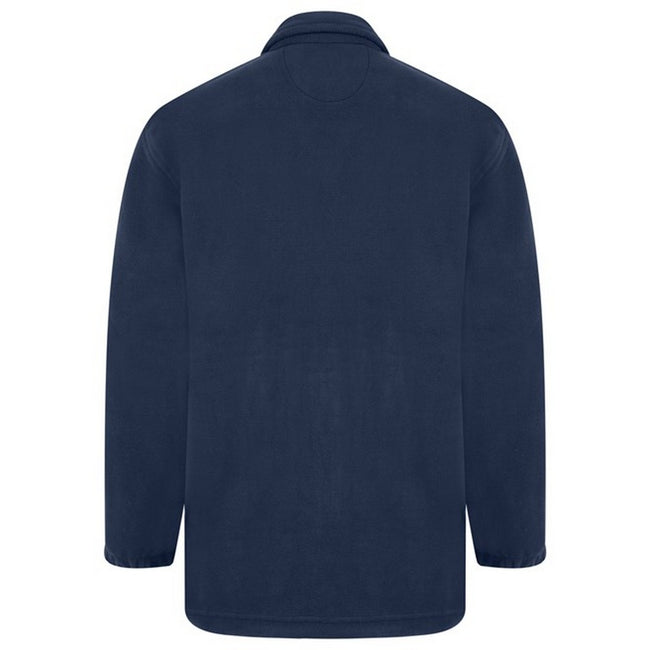 Navy - Side - Absolute Apparel Heritage Full Zip Fleece