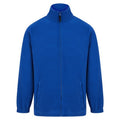 Royal - Front - Absolute Apparel Heritage Full Zip Fleece