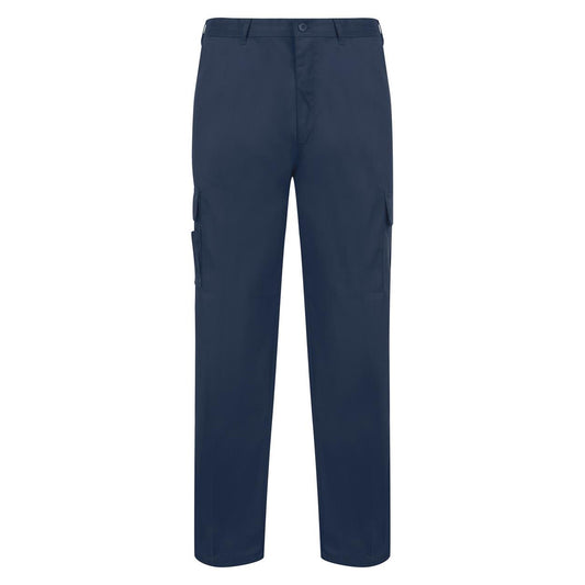 Navy - Front - Absolute Apparel Mens Combat Workwear Trouser