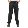 Black - Back - Absolute Apparel Mens Combat Workwear Trouser