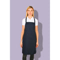 Navy - Back - Absolute Apparel Adults Workwear Full Length Apron