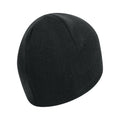 Black - Side - Absolute Apparel Adults Cap Knitted Ski Hat Without Turn Up