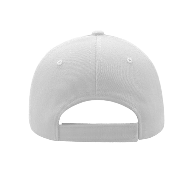 White - Back - Atlantis Liberty Five Heavy Brush Cotton 5 Panel Cap