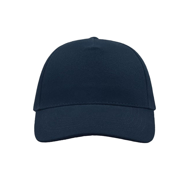 Navy - Pack Shot - Atlantis Liberty Five Heavy Brush Cotton 5 Panel Cap