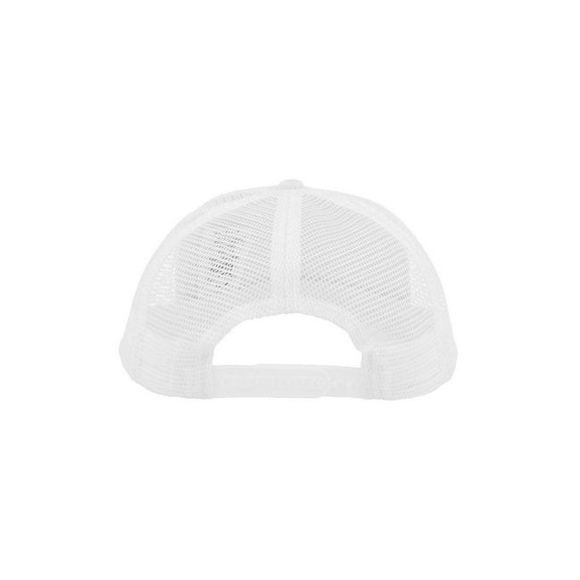 White-White - Back - Atlantis Rapper Destroyed 5 Panel Weathered Trucker Cap
