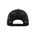 Olive-Black - Back - Atlantis Rapper Cotton 5 Panel Trucker Cap