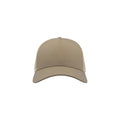 Khaki-Stone - Side - Atlantis Rapper Cotton 5 Panel Trucker Cap