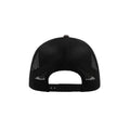 Dark Grey-Black - Back - Atlantis Rapper Cotton 5 Panel Trucker Cap