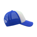 Royal Blue-White - Side - Atlantis Rapper 5 Panel Trucker Cap