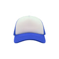 Royal Blue-White - Front - Atlantis Rapper 5 Panel Trucker Cap