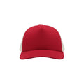 Red - Pack Shot - Atlantis Record Mid Visor 5 Panel Trucker Cap