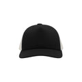 Black - Pack Shot - Atlantis Record Mid Visor 5 Panel Trucker Cap