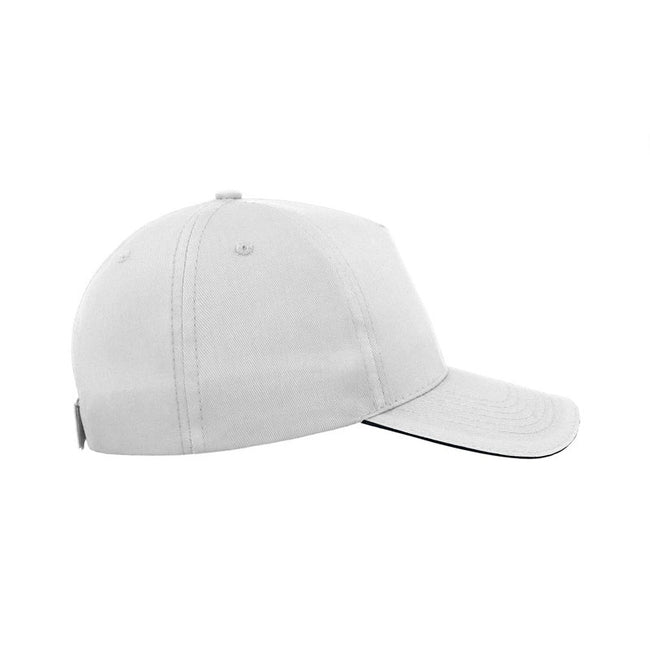 White - Back - Atlantis Start 5 Sandwich 5 Panel Cap