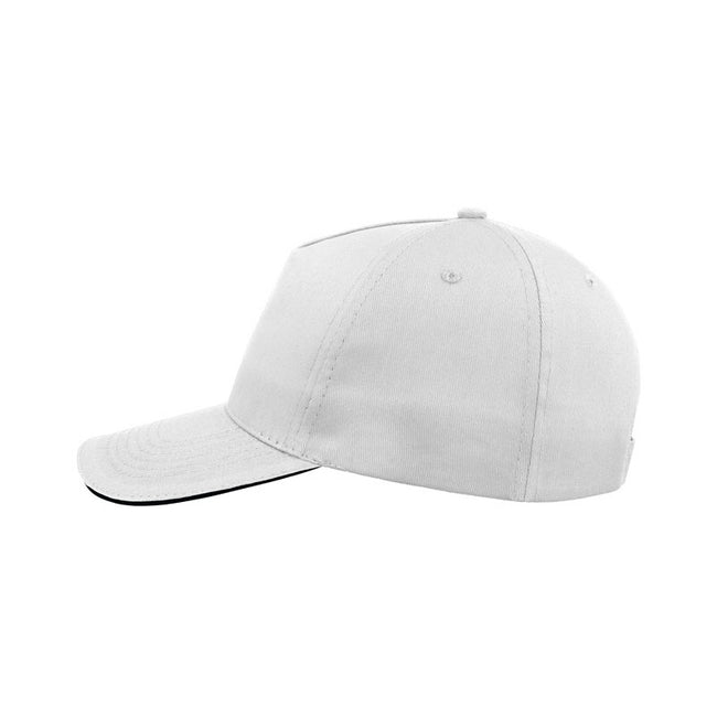 White - Side - Atlantis Start 5 Sandwich 5 Panel Cap