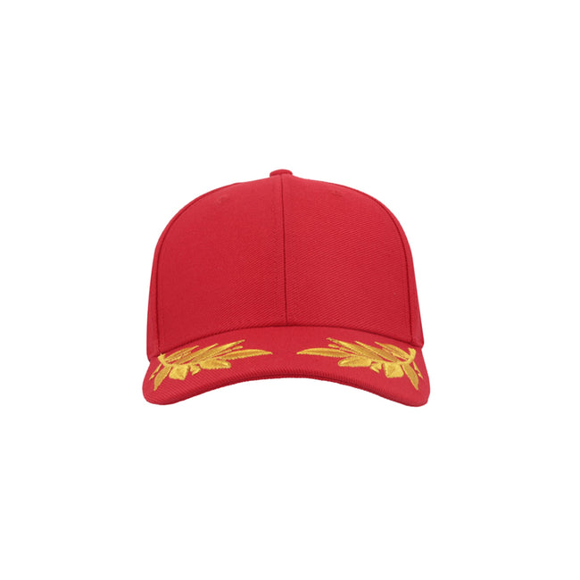 Red - Pack Shot - Atlantis Winner Laurel Embroidered Cap