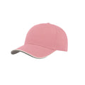 Pink - Front - Atlantis Zoom Piping Sandwich Sports 6 Panel Contrast Baseball Cap