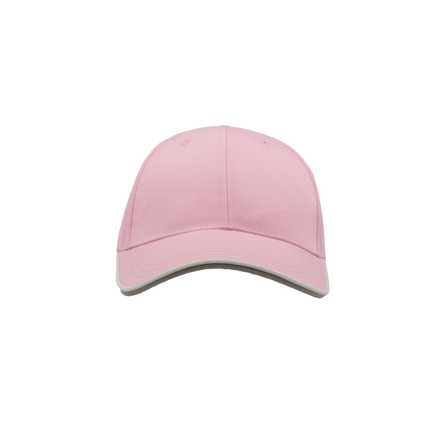 Pink - Pack Shot - Atlantis Zoom Piping Sandwich Sports 6 Panel Contrast Baseball Cap