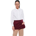 Burgundy - Back - BonChef Money Pocket Apron