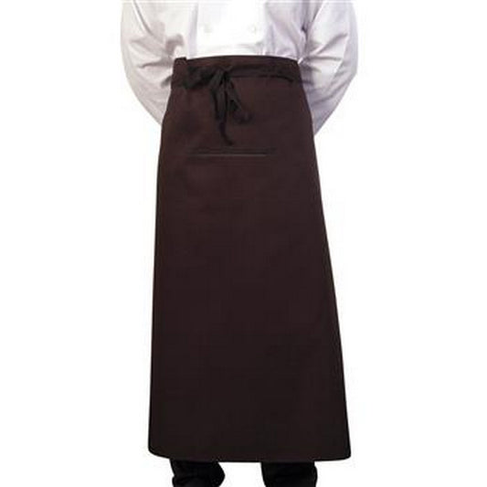 Black - Front - BonChef 36 Inch Chef-Bar Apron