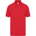 Red - Front - Casual Classic Mens Pique Polo