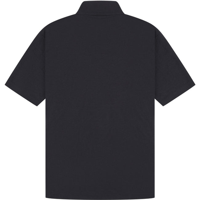 Navy - Back - Casual Classic Mens Pique Polo