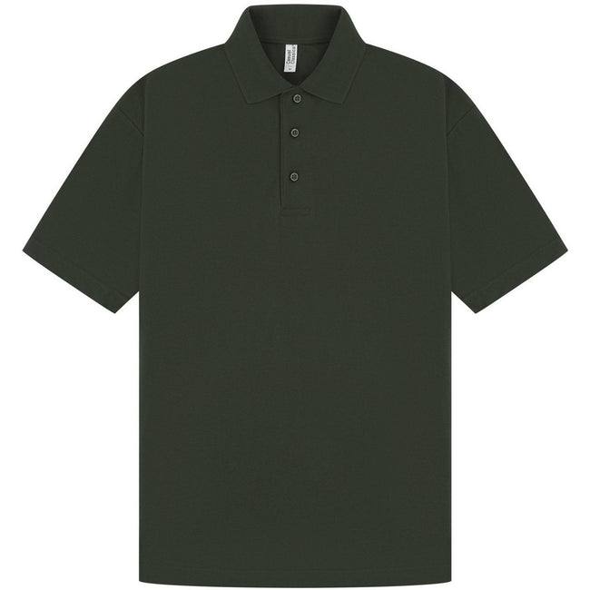 Forest Green - Front - Casual Classic Mens Pique Polo