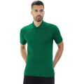 Forest Green - Side - Casual Classic Mens Pique Polo