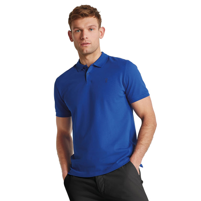 Cobalt - Front - Casual Classic Mens Pique Polo