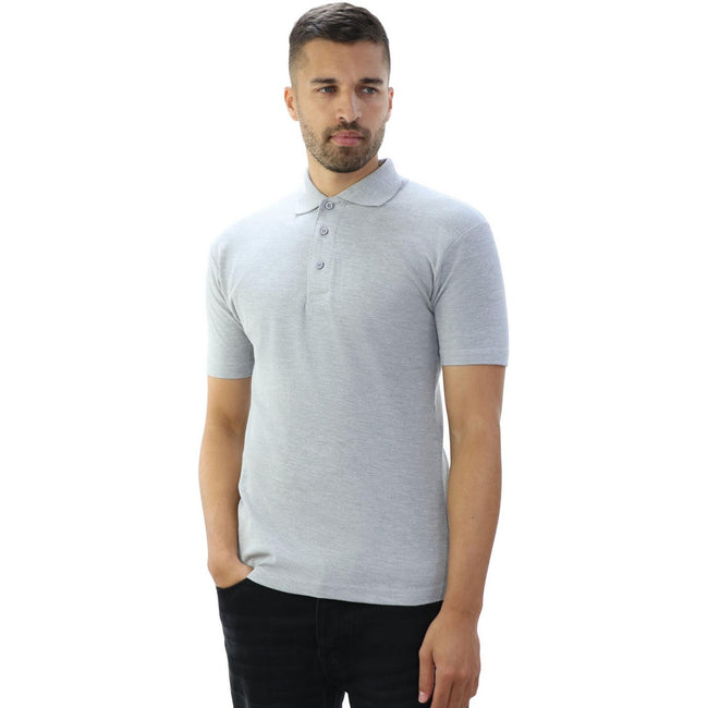 Sport Grey - Side - Casual Classic Mens Pique Polo