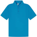 Sapphire Blue - Front - Casual Classic Mens Pique Polo