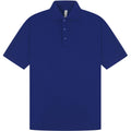 Royal Blue - Front - Casual Classic Mens Pique Polo