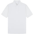 White - Front - Casual Classic Mens Pique Polo