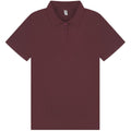Maroon - Front - Casual Classic Womens-Ladies Polo