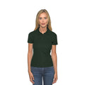 Forest Green - Front - Casual Classic Womens-Ladies Polo